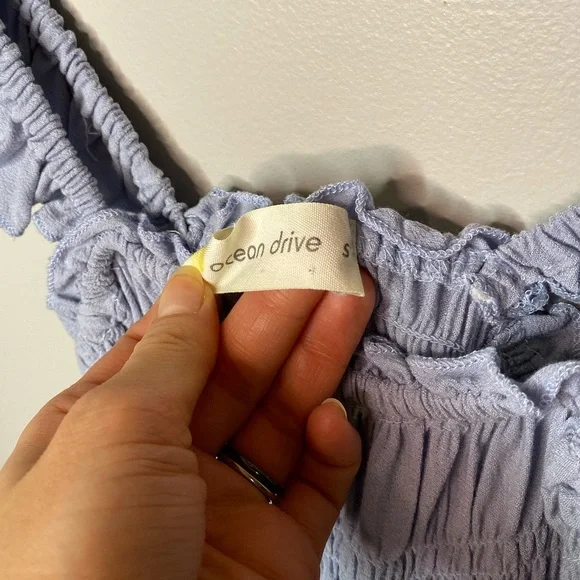 Ocean Drive Flutter Sleeve top. - Picture 6 of 6